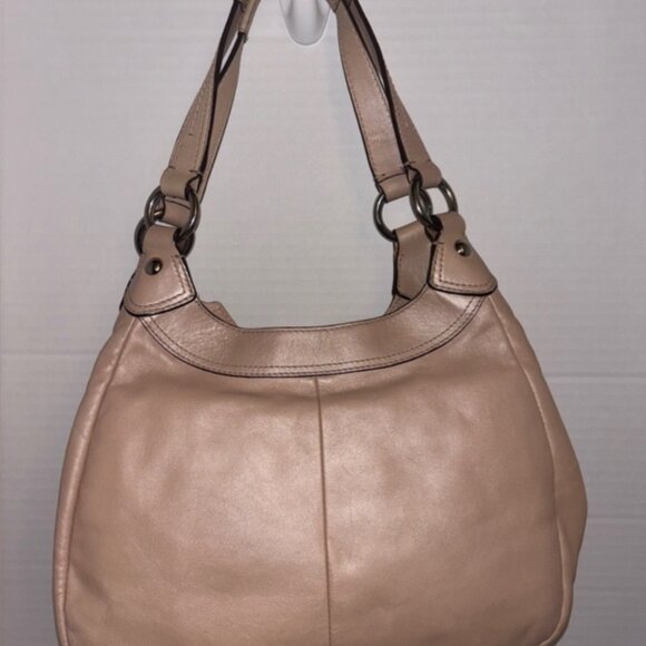 COACH Y2K LIGHT PINK SOHO LYNN LEATHER HOBO BAG SHOULDER BAG - Picture 6 of 9